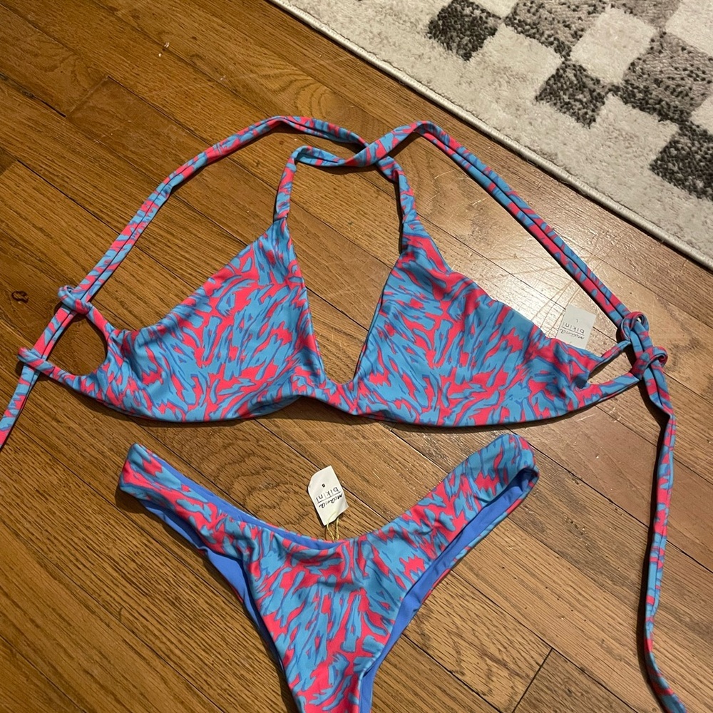 Moana Bikini in Blue and Pink